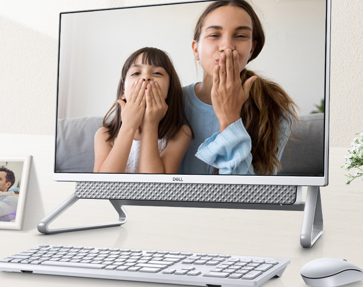 Dell/戴爾臺式一體機電腦靈越5400家用辦公高配23.8英寸全新 網(wǎng)課學(xué)習(xí)電腦臺式全套游戲品牌整機